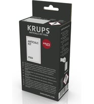 Krups Orijinal kireç çözücü F054 - Kahve makineleri ve tam otomatik kahve makineleri için kireç çözücü, optimum bakım için evrensel kireç çözücü, 2 uygulama için 2 kireç çözücü torbası