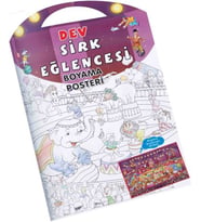Sirk Eğlencesi Dev Boyama Posteri
