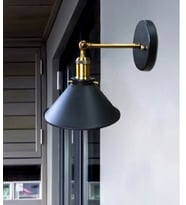 RİOLİGHT RETRO TEKLİ METAL APLİK (Siyah - Beyaz)