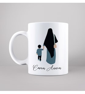 Canım Annem Anne & Oğul Tasarımlı Kupa