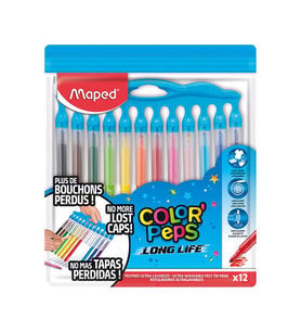 Maped Color'Peps Long Life Keçeli Kalem 12 Renk 845045