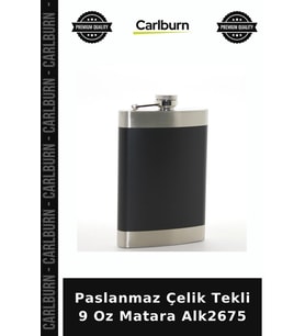 Özel Üretim cepli hediyelik Paslanmaz Çelik Tekli 9 Oz Matara Alk2675