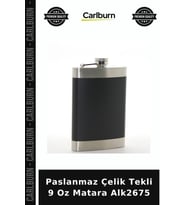 Özel Üretim cepli hediyelik Paslanmaz Çelik Tekli 9 Oz Matara Alk2675