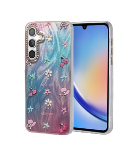 Samsung Galaxy A34 5g Kılıf Blade Aynalı Desenli Kapak - Desen 4
