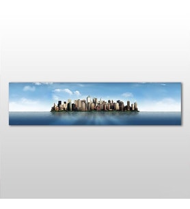Ada Kanvas Tablo 120x40cm (Karışık)