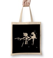 Ren And Stimpy Pulp Fiction Bez Çanta Uzun Saplı