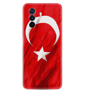 Huawei Nova Y70 Y90 Nova 9 SE  Kılıf Desemli Silikon Şanlı Türk Bayrağı 4 1401