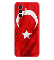 Huawei Nova Y70 Y90 Nova 9 SE  Kılıf Desemli Silikon Şanlı Türk Bayrağı 4 1401