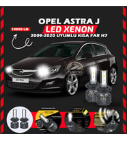 Opel Astra J 2009-2020 Kısa Far Uyumlu Şimşek Etkili Led Xenon Premium Series H7