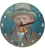 Cakatablo Vincent Van Gogh Kendi Portresi Duvar Saati