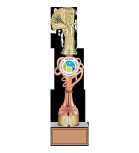 ODAK KUPA - Figürlü Kupalar - Briç Figürlü Kupalar FG-036 C - 36 cm