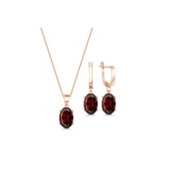 Kolye Küpe Set Modeli Gümüş