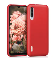 Xiaomi Mi 9 Lite Premium Silikon Kılıf Bordo