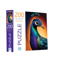 Tavus Kuşu Puzzle 200 Parça