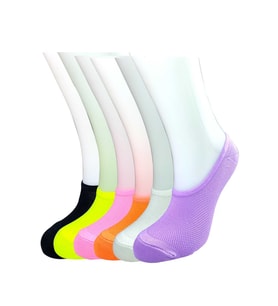 Mulvxbrf Brf02 6 Adet Canlı Renk Kadın Spor Babet Çorap (Mulvix)