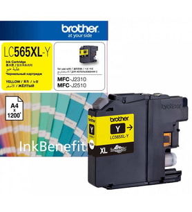 Tonersepeti Brother LC565XL Sarı Orjinal Kartuş