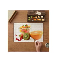 Kasede Karışık Meyveler Tasarımı 240 parça Ahşap Puzzle Ahşap Kutuda MP00374
