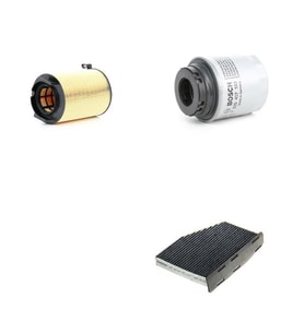 Bosch Filtre Bakım Seti Volkswagen Passat 1.4 TSI Benzin 2011-2014 Hava + Yağ F. + Polen Filtre Bosch