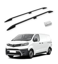 Turtle Toyota Proace (Mk2) 2013-2016 / Kısa Şasi Tavan Çıtası Crown Siyah