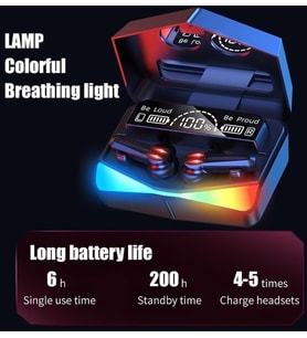 M28 Kablosuz Bluetooth 5.1 Kulak İçi Kulaklık Siyah