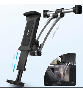Hoco Araç Koltuk Arkası Tablet Tutucu Tüm Araçlara Uyumlu Ayarlanabilir 360 Derece Döner Başlık