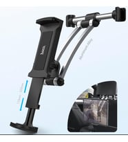 Hoco Araç Koltuk Arkası Tablet Tutucu Tüm Araçlara Uyumlu Ayarlanabilir 360 Derece Döner Başlık