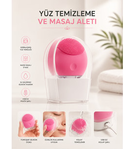 Yüz Temizleme Ve Masaj Aleti Tüm Cilt Tipleri İçin Uygun, Kan Dolaşımını Artıran