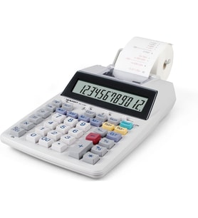 Sharp EL-1750V 12 Hane Şeritli Hesap Makinesi (Beyaz)
