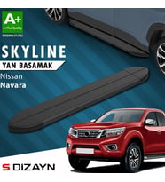 S-Dizayn Nissan Navara 3 Skyline Siyah Yan Basamak 203 Cm 2015 Üzeri A+ Kalite