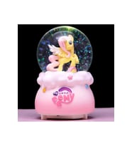 My Little Pony Işıklı Müzikli Orta Boy Kar Küresi Pembe