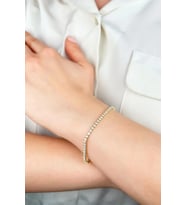 Xuping Su Yolu Vip Künye Bileklik - Gold