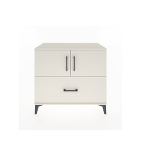 Hyperion Şifonyer 2 Raflı Tek Çekmeceli 2 Kapaklı 88x44x80 Aytaşı-Aytaşı