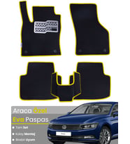 Volkswagen Passat B8 (2015-2019) Uyumlu EVA Paspas Tam Set–Araca Özel,Su Geçirmez,Hızlı Montaj