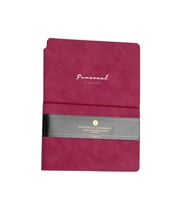 VICTORIA'S JOURNALS 1091 KUKA SOFT KAPAK NOTEBOOK 14.8x21cm A5 80gr.96YP. ÇİZGİLİ DEFTER FUŞYA