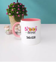 Biyoloji Öğretmeni Kupa Bardak Pembe
