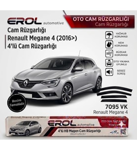 Renault Megane 4 (2016>) 4'lü Sedan Mugen Cam Rüzgarlığı