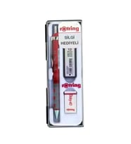 Rotring Okul Seti Versatil+Min Silgi Hediyeli 0.5 MM Kırmızı RO-KK07-05K