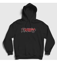 Presmono Unisex Siyah Logo V2 Exodus Kapüşonlu Sweatshirt 146928tt