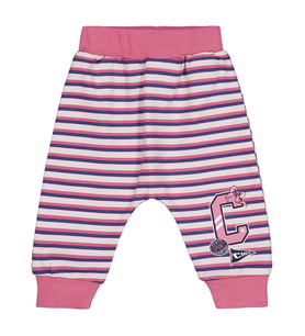 Civil Baby Çizgi Empirme C Baskılı 6-18 Ay Tek Alt Bebe - Pembe 12-18 Ay