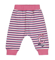 Civil Baby Çizgi Empirme C Baskılı 6-18 Ay Tek Alt Bebe - Pembe 12-18 Ay (Gül Kurusu)