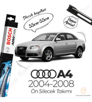 Bosch Aerotwin Muz Silecek Takımı Audi A4 B7 2004-2008 ile uyumlu