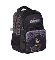 Batman Okul Çantası Siyah Üç Bölmeli