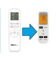 dijitech air Klima Kumanda Aydınlatmalı Ekran-Resimde Sağdaki Gönderilir