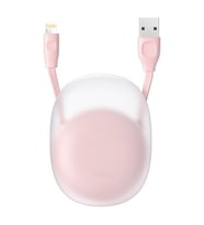 BASEUS Let''s Go IPhone 12-11,11 Pro SE 2020 XR XS 8-7 Usb Kablo 1Metre (Pembe)