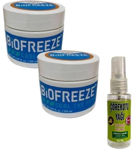 Süper Biofreeze Bakım Masaj Kremi 150 Mlx2+Çörek Otu Yağı Ile