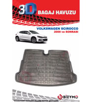 Volkswagen Scirocco 2009 Ve Sonrası 3D Bagaj Havuzu Bizymo