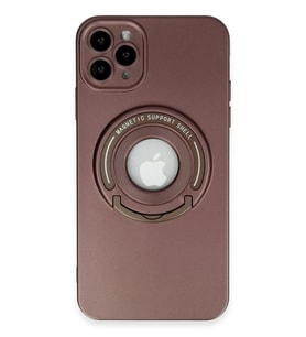 iPhone 12 Pro Kılıf Lukka Magneticsafe Kapak - Kahverengi
