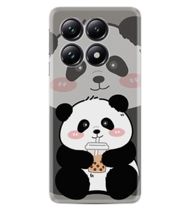 Xiaomi 14T Pro Kılıf Boutique Baskılı Resimli Milkshake Panda Pcode -058