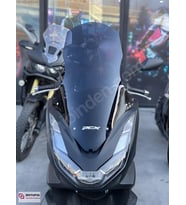 Honda Pcx 125 ,150 Ön Siperlik Camı Koyu Füme 75cm Uzun Tur Camı Montaj Aparatlı 2021-24_Arasmoto (Siyah)