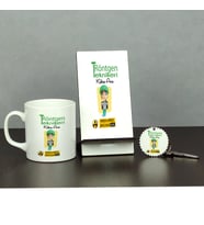 Röntgen Teknikeri Üçlü Set (Kupa + Telefon Standı + Anahtarlık) 001